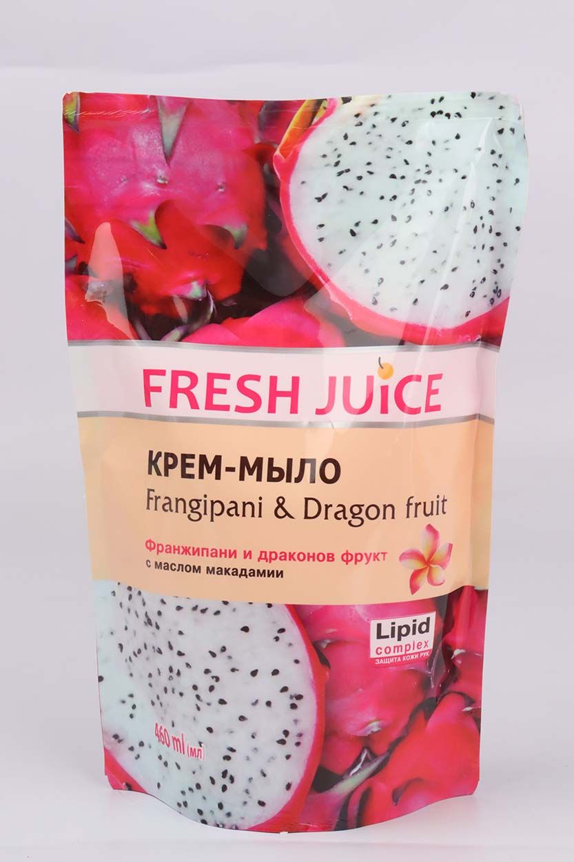 КРЕМ МЫЛО ЖИДК FRESH JUICE FRANGIPANI&DRAGON FRUIT ДОЙ-ПАК 460МЛ