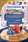 КАША ОВСЯНАЯ МИСТРАЛЬ ЗЕМЛЯНИКА-ГОЛУБИКА ЯГОДЫ КАРЕЛИИ 40ГР