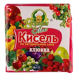 КИСЕЛЬ ВКУСНЫЙ МИГ КЛЮКВА 180ГР