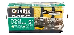 ГУБКИ КУХ QUALITA EXTRA STRONG 5ШТ/40