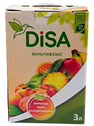 НЕКТАР DISA МУЛЬТИФРУКТ С МЯКОТЬЮ 3Л
