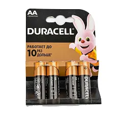 БАТАРЕЙКИ DURACELL BASIC AA 4ШТ MON