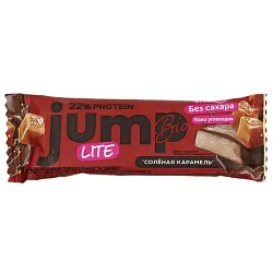 БАТОНЧИК ПРОТЕИНОВЫЙ LITE JUMP BIO СОЛЁНАЯ КАРАМЕЛЬ 40ГР