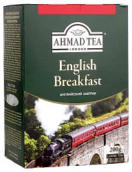 ЧАЙ AHMAD TEA АНГЛИСКИЙ ЗАВТРАК КАРТ КОР 200ГР
