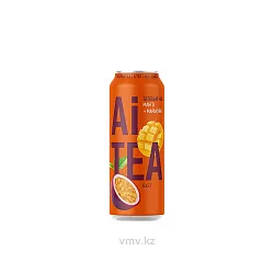 ЧАЙ ЗЕЛЕНЫЙ AI TEA МАНГО/МАРАКУЙЯ 0,45Л Ж/Б