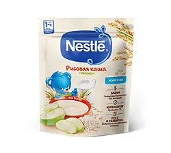 ДЕТСКОЕ ПИТАНИЕ КАША NESTLE МОЛОЧНАЯ РИСОВАЯ С ЯБЛОКОМ 200ГР