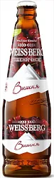 ПИВО ВАЙС БЕРГ ПШЕНИЧНОЕ ВКУС ВИШНИ 4% 0,44Л СТ/Б