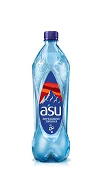 ВОДА ASU ПИТЕВАЯ С ГАЗОМ 1Л
