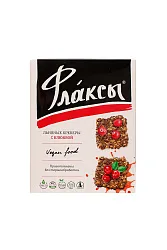 ФЛАКСЫ КОМПАС ЗДОРОВЬЯ С КЛЮКВОЙ 120ГР