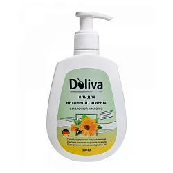 ГЕЛЬ Д/ИНТИМНОЙ ГИГИЕНЫ DOLIVA ЭКСТРАКТ КАЛЕНДУЛЫ 300МЛ