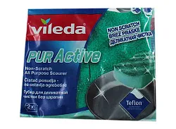 ГУБКА VILEDA Д/ПОСУДЫ PUR ACTIVE 2ШТ