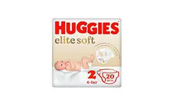 HUGGIES ELITE SOFT (2) CONVY 20X8