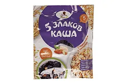 КАША 5 ЗЛАКОВ ЭСТЕТИКА ВКУСА С ЧЕРНОСЛ/И/МИНДАЛЕМ 40ГР
