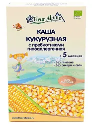 КАША ФЛЕР АЛЬПИН ОРГАНИК КУКУРУЗН Б/МОЛ С 5МЕС 175ГР