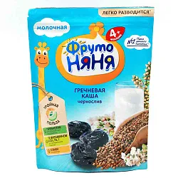 КАША ФРУТО НЯНЯ ГРЕЧН /МОЛ/ЧЕРНОСЛИВ ВИТ/МИНЕР ДЕТСК 200ГР