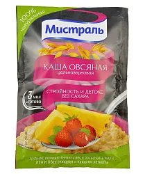 КАША МИСТРАЛЬ ОВСЯНАЯ СТРОЙН/ДЕТОКС 40ГР
