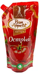КЕТЧУП BON APPETIT ОСТРЫЙ 380ГР