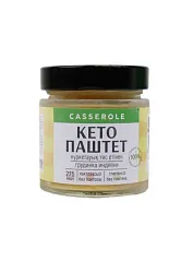 КЕТО-ПАШТЕТ CASSEROLE ГРУДИНКА ИНДЕЙКИ БАНКА 180ГР