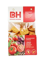 ХЛЕБЦЫ BAKER HOUSE ИТАЛ/С/ТОМАТАМИ 250ГР