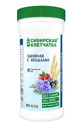 КЛЕТЧАТКА ЛЬНЯНАЯ С ЯГОДАМИ СИБИРСКАЯ 280ГР