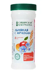 КЛЕТЧАТКА СИБИРСКАЯ ЛЬНЯНАЯ С ФРУКТАМИ 280ГР
