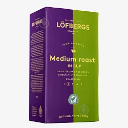 КОФЕ МОЛОТЫЙ LOFBERGS MEDIUM ROAST IN CUP 500ГР