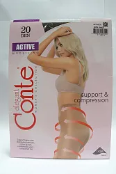 КОЛГОТКИ ЖЕНСКИЕ CONTE ELEGANT ACTIVE 20, Р.2, SHADE