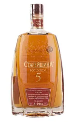КОНЬЯК СТАРЕЙШИНА 5 ЛЕТ 40% 0,5Л