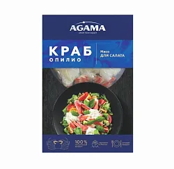 КРАБ ОПИЛИО AGAMA САЛАТНОЕ МЯСО В/М 200ГР