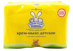 КРЕМ МЫЛО УШАСТЫЙ НЯНЬ С АЛОЭ 4*100ГР