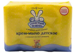 КРЕМ МЫЛО УШАСТЫЙ НЯНЬ С РОМАШКОЙ 4*100ГР