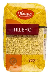 КРУПА ОТБОРНАЯ УВЕЛКА ПШЕНО ШЛИФ 800ГР