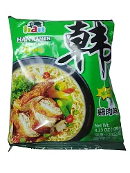 ЛАПША HAN RAMEN КУРИЦА СО ВКУСОМ НЕЖНОЙ ПРИПРАВЫ 120ГР