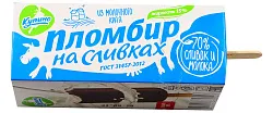 МОРОЖЕНОЕ ЭСКИМО ПЛОМБИР НА СЛИВКАХ В НАТ ШОК КАРТ КОР 60ГР