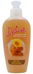 МЫЛО ЖИДКОЕ DELUXE МЕД И МОЛОКО 250МЛ