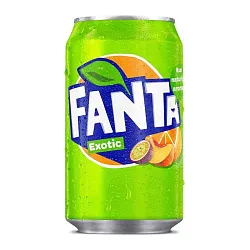 НАПИТОК БЕЗАЛКОГОЛЬНЫЙ ГАЗ FANTA EXOTIC 330МЛ ЖБ