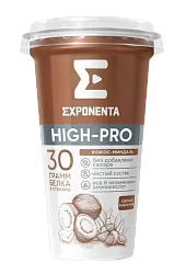 НАПИТОК EXPONENTA HIGH PRO КОКОС МИНДАЛЬ 250ГР