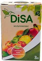 НЕКТАР DISA МУЛЬТИФРУКТ С МЯКОТЬЮ 3Л