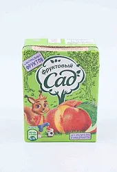 НЕКТАР ФРУКТОВЫЙ САД ПЕРСИКОВО-ЯБЛОЧНЫЙ С МЯКОТЬЮ ДЛЯ ДЕТСКОГО ПИТАНИЯ 0,2Л