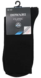 НОСКИ МУЖСКИЕ DIWARI CLASSIC Р.27, 000 ЧЕРНЫЙ