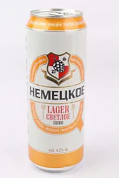 ПИВО НЕМЕЦКОЕ LAGER СВЕТЛОЕ 4,2% 0,45Л Ж/Б