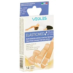 ПЛАСТЫРЬ ЭЛАСТ ТКАНЕВ VEOLESPLAST+ Д/РУК МЯГК ЭКСТРА ЛИПКИЙ ДЫШАЩ 14ШТ