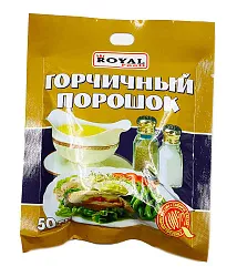 ПОРОШОК ROYAL FOOD ГОРЧИЧНЫЙ 50ГР