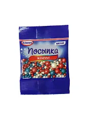 ПОСЫПКА ЖЕМЧУГ ЦВЕТНОЙ DR.BAKERS 10ГР