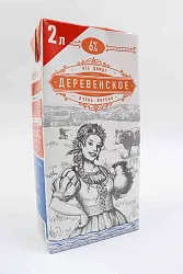 ПРОДУКТ МОЛОКОСОДЕРЖАЩИЙ ДЕРЕВЕНСКОЕ 6% 2Л Т/П