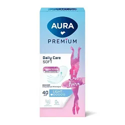 ПРОКЛАДКИ ЕЖЕДНЕВНЫЕ AURA PREMIUM MULTIFORM LIGHT 40ШТ
