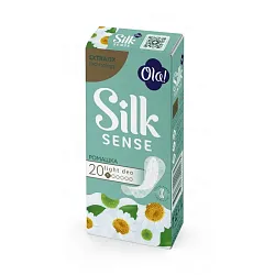ПРОКЛАДКИ ЕЖЕДНЕВНЫЕ OLA SILK SENSE LIGHT СТРИНГ-МУЛЬТИФОРМ АРОМАТ РОМАШКА 20ШТ