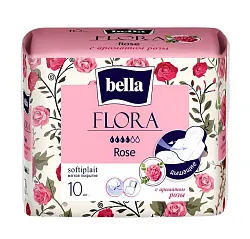 ПРОКЛАДКИ ГИГИЕНИЧЕСКИЕ BELLA FLORA ROSE 10ШТ