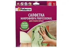 САЛФЕТКА МИКРОФИБ PROFESSIONAL Д/СТЕКОЛ/ЗЕРК 35Х35СМ 406-011