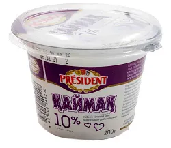 СМЕТАНА ПРЕЗИДЕНТ 10% 0,20КГ ПС